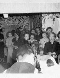 Louise Duggan, at a reception28 Dec 1951, Indianapolis, Marion County, Indiana, USA