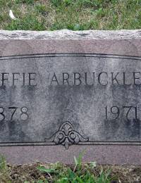 Effie Arbuckle Footstone