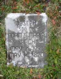 Joseph Spach Headstone