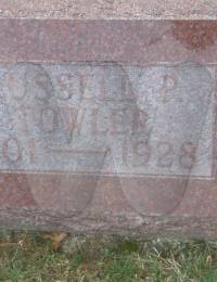 Headstone for Russel P. Towler